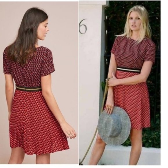 Anthropologie Amici Colorblocked Dress new - Picture 1 of 8